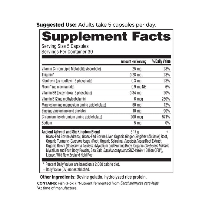 Ancient Nutrition Adrenal Blend - 150 capsules