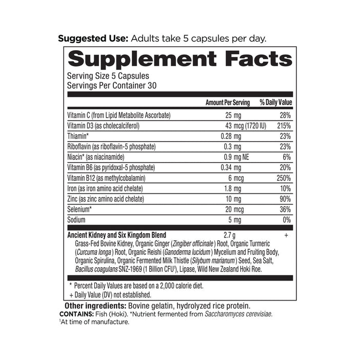 Ancient Nutrition Kidney Blend - 150 capsules