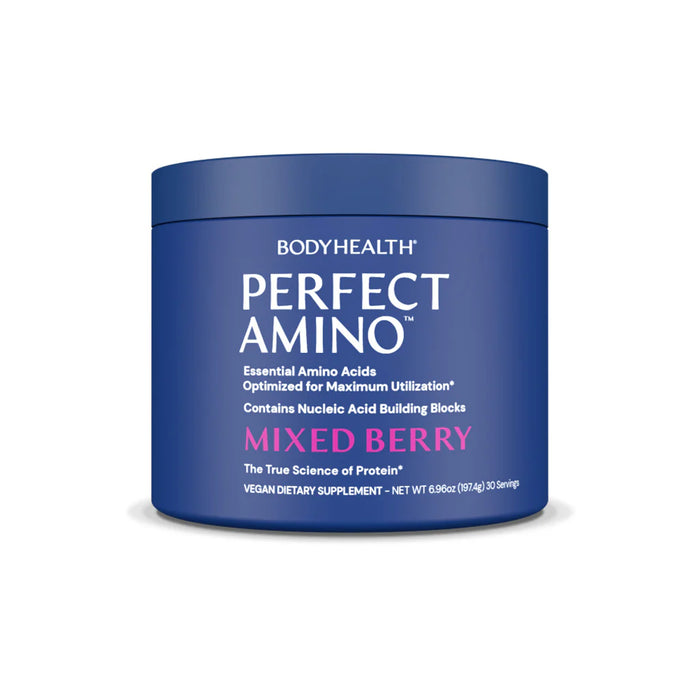 BodyHealth Perfect Amino Powder Mixed Berry 30 Servings 6.96 oz 197.4g