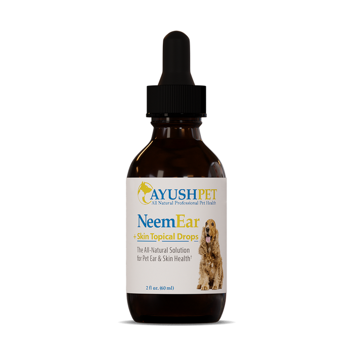 Ayush Herbs Pet Neem Ear & Skin Drops 2 fl oz