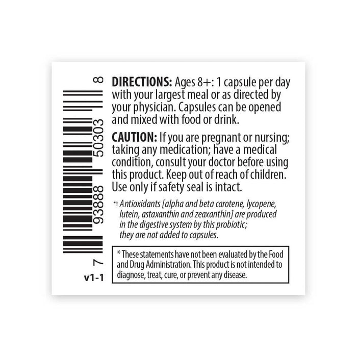 Just Thrive: Probiotic & Antioxidant 14 Veg Capsule Travel Pack