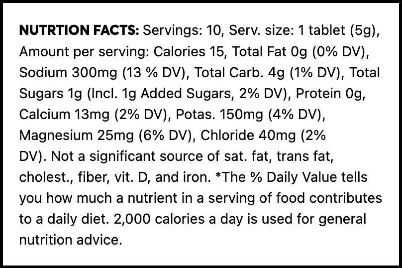 Nuun Sport Single Tube Orange, 10 Servings