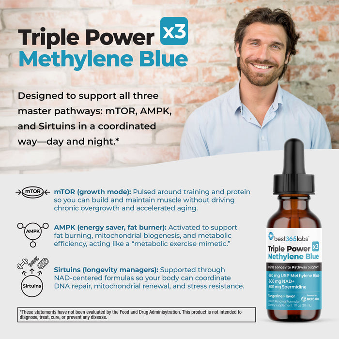 Best365labs Triple Power Methylene Blue - 30 mL