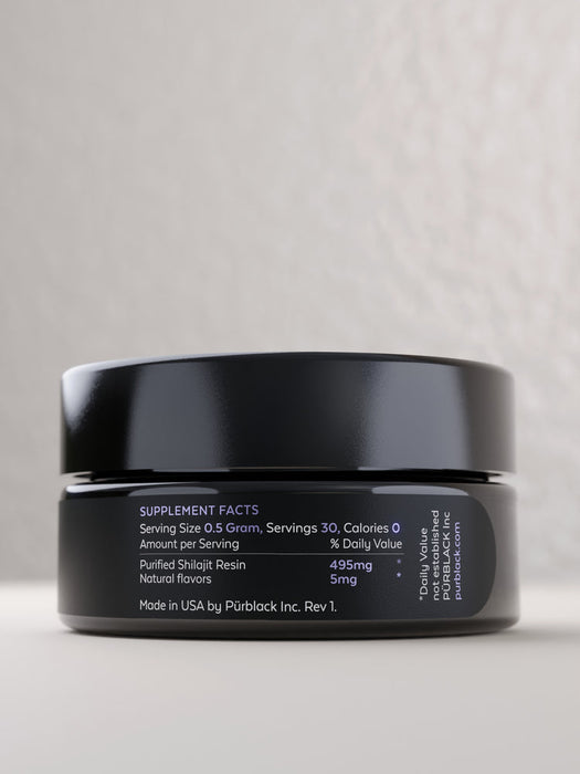 Pürblack® White Rabbit® Vive Shilajit Resin, 15 Grams