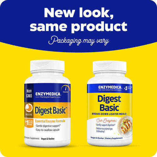 Enzymedica Digest Basic Digestive Enzymes 90 Capsules