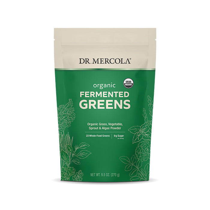 Dr. Mercola Organic Fermented Greens, 9.5 oz (270 g)