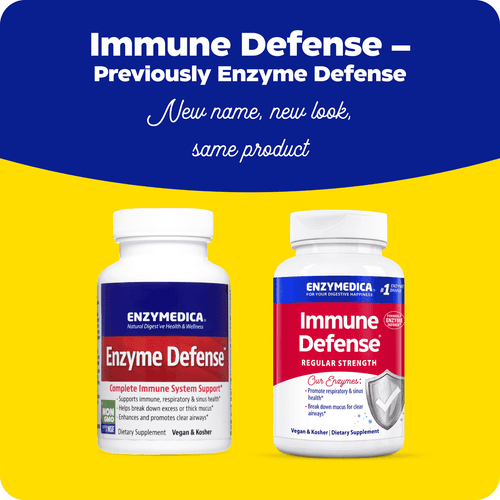 Enzymedica Immune Defense Enzyme Formula for Immune System Support 60 Capsules