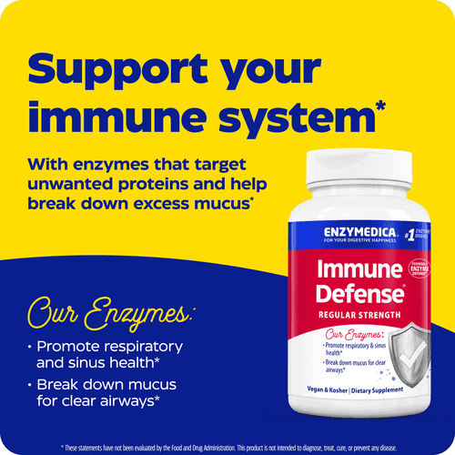 Enzymedica Immune Defense Enzyme Formula For Immune System Support 120 Capsules