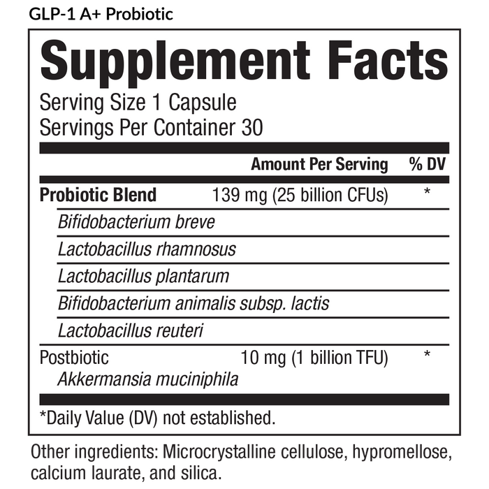 Equilife GLP-1 A+ Probiotic - 30 capsules
