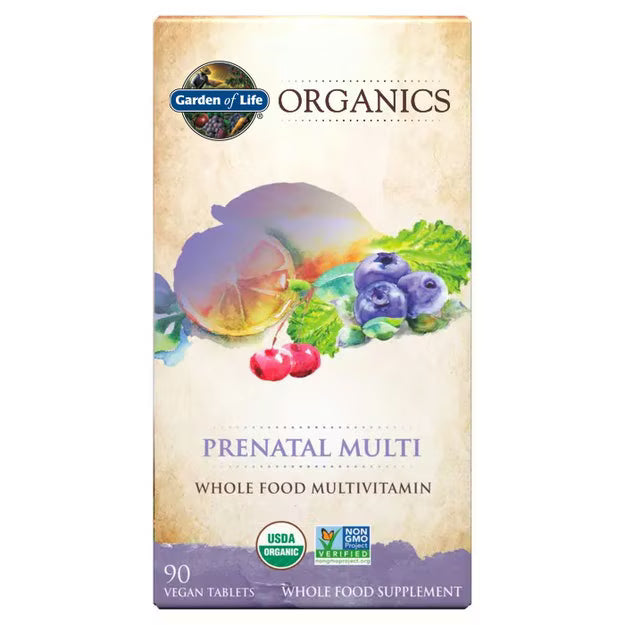 Garden of Life Organics Prenatal Multi-90 Tablets