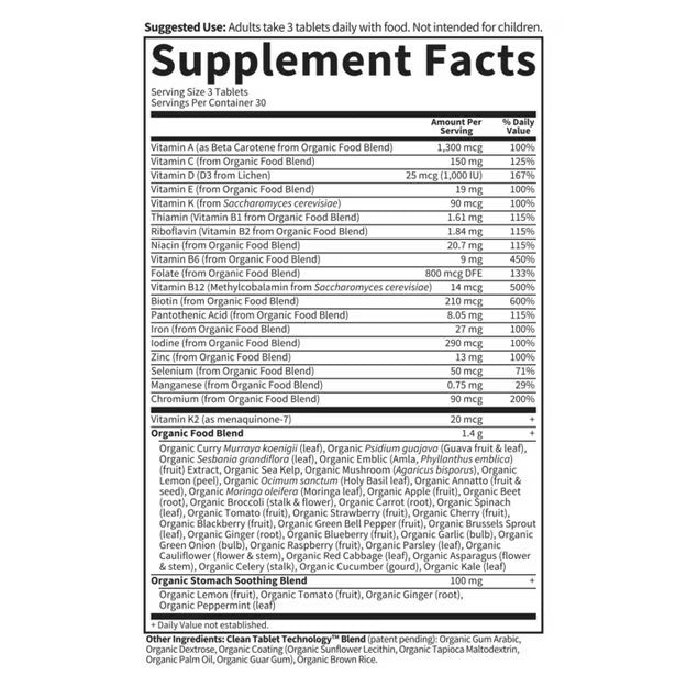 Garden of Life Organics Prenatal Multi-90 Tablets