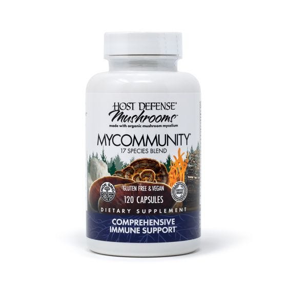 Host Defense MyCommunity 120 Capsules Unflavored