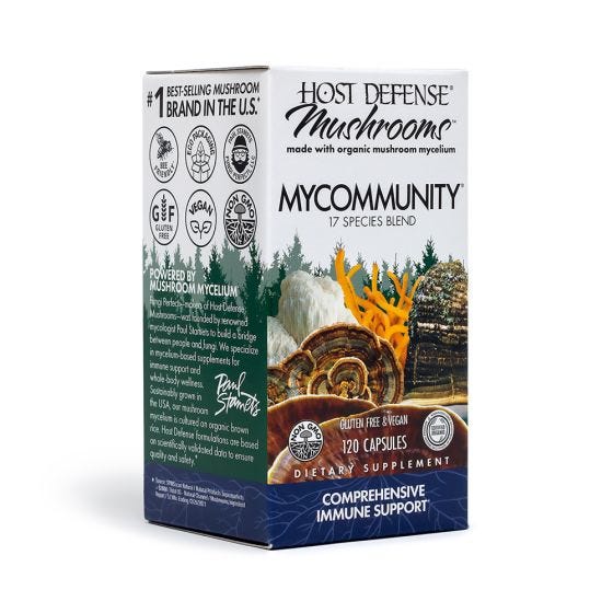 Host Defense MyCommunity 120 Capsules Unflavored