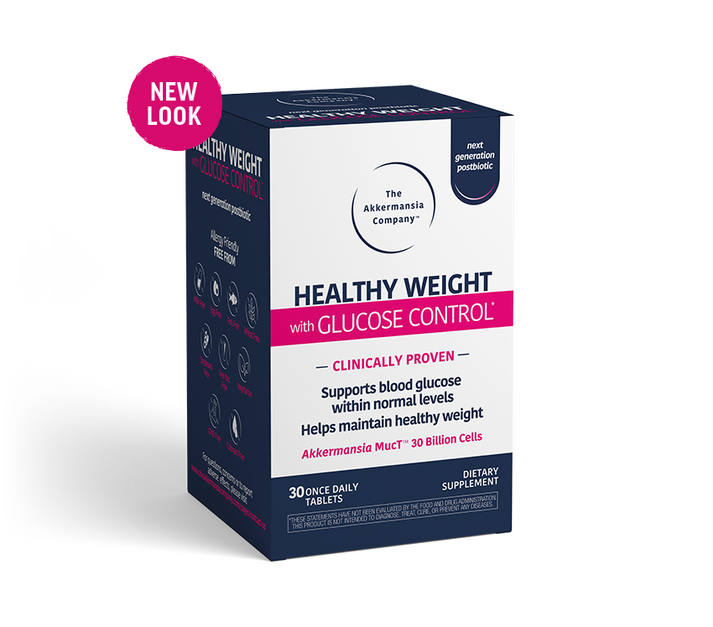 The Akkermansia Company Healthy Weight with Glucose Control 30 Once Daily Tablets