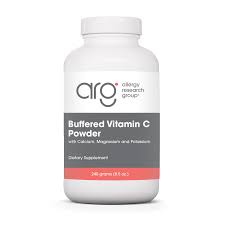 Allergy Research Group - Buffered Vitamin C Powder - Antioxidant, Immune, Calcium/Mag/K - 240 g (8.5 oz)