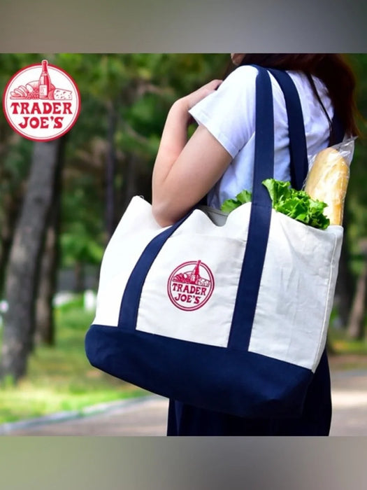 Trader Joe's Reusable Canvas Tote Bag