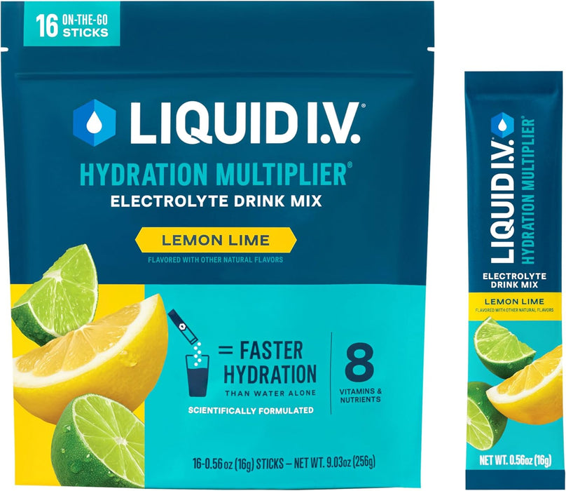 Liquid I.V. Lemon Lime 16 Sticks Hydration Multiplier