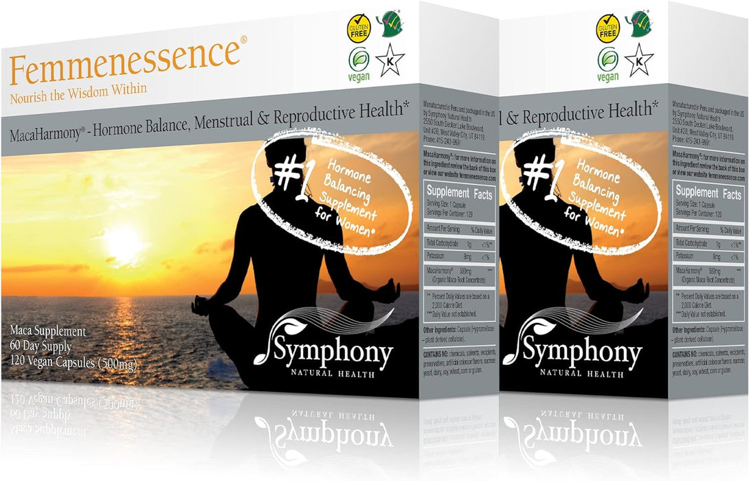 Femmenessence MacaHarmony  2-Pack 240 Vegan Capsules 120-day supply