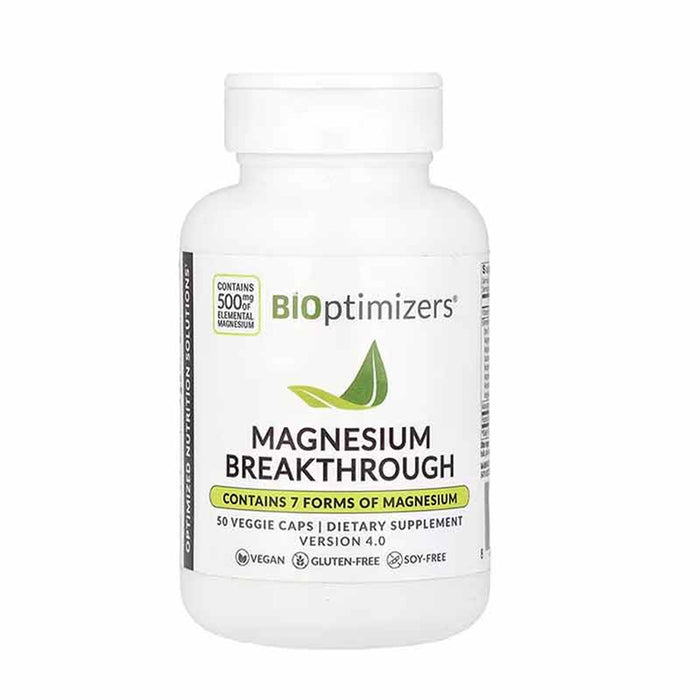 BiOptimizers Magnesium Breakthrough Supplement - 50 veg Caps