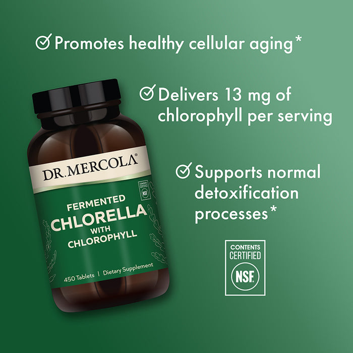 Dr. Mercola Fermented Chlorella 450 tabs