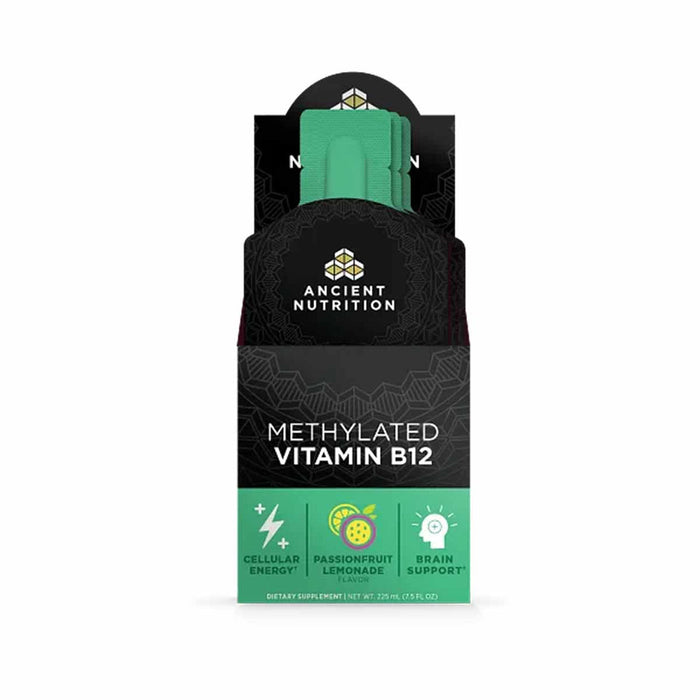 Ancient Nutrition Methylated B Vitamin Gel, Passionfruit Lemonade - 15packs