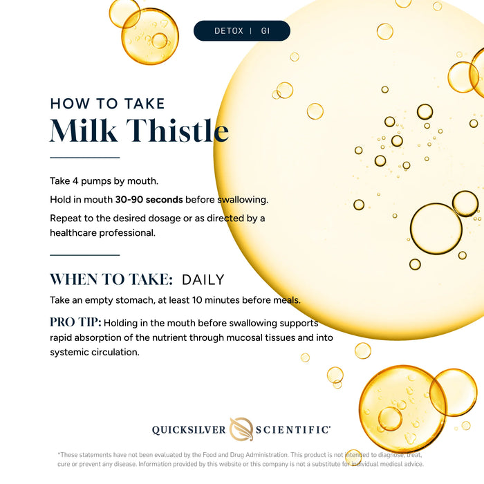 Quicksilver Scientific Milk Thistle Nanoemulsified 1.7 oz