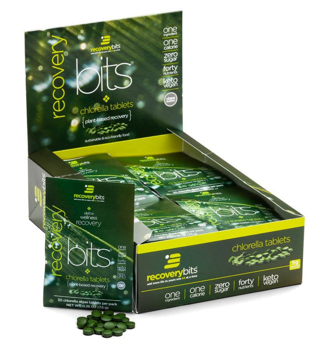 RECOVERYbits® Chlorella Large Box 30 Serving Pouches