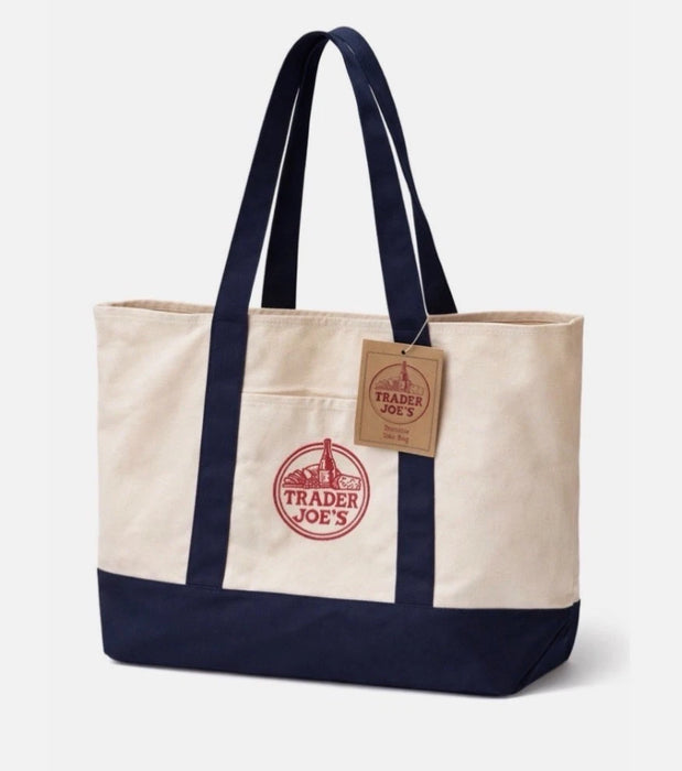 Trader Joe's Reusable Canvas Tote Bag