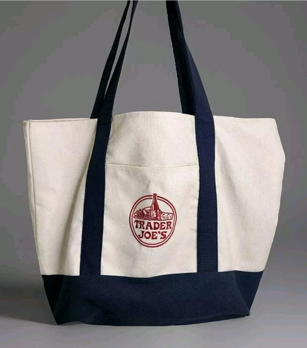 Trader Joe's Reusable Canvas Tote Bag