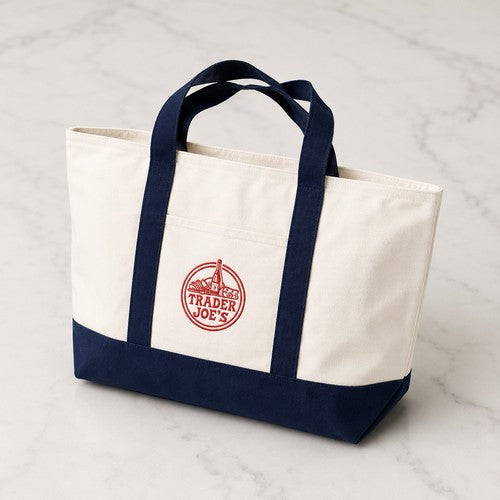 Trader Joe's Reusable Canvas Tote Bag