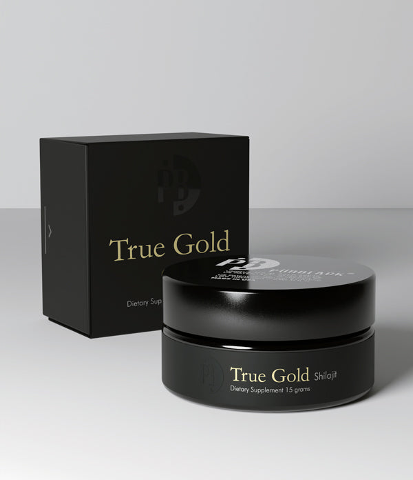 Pürblack® Shilajit Resin with True Gold - 15 Grams