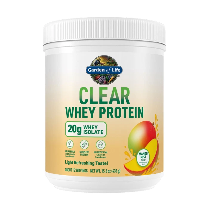Garden of Life Clear Whey Protein, Mango Mist, 15.3 oz