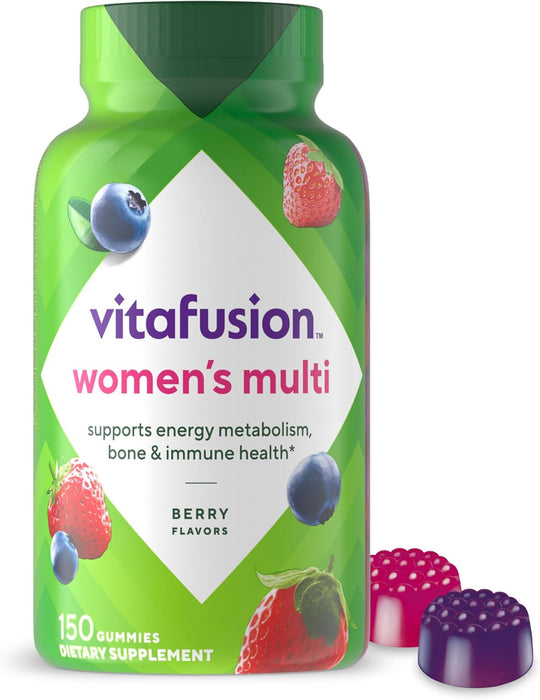 Vitafusion Womens Multivitamin Gummies, Berry Flavored 150 Count