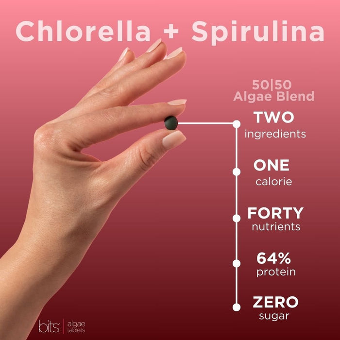 VITALITYbits® Spirulina/Chlorella Large Box 30 Serving Pouches