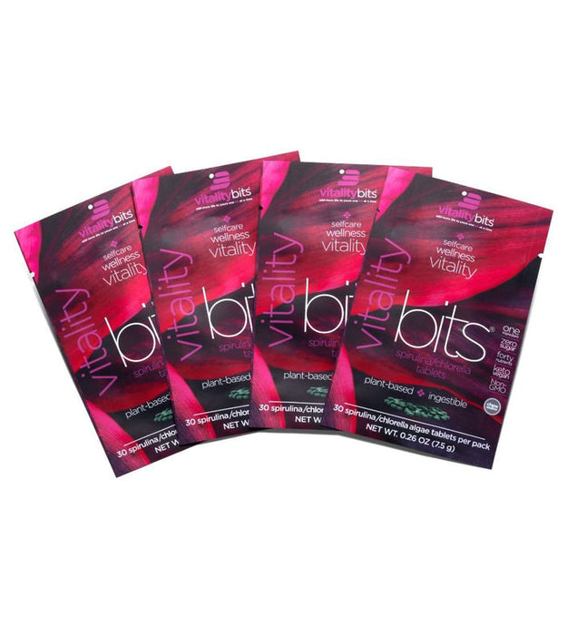 VITALITYbits® Spirulina/Chlorella Large Box 30 Serving Pouches