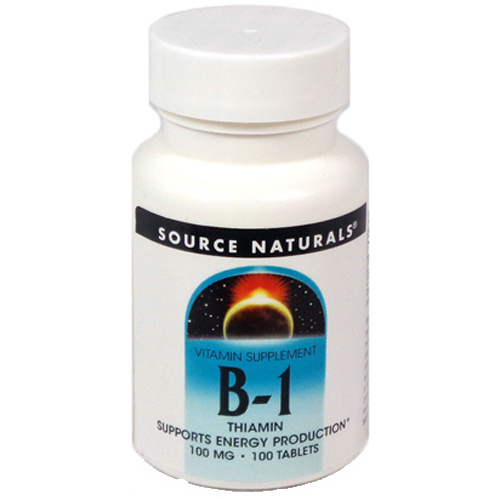 Source Naturals Vitamin B-1 100 mg 100 tabs