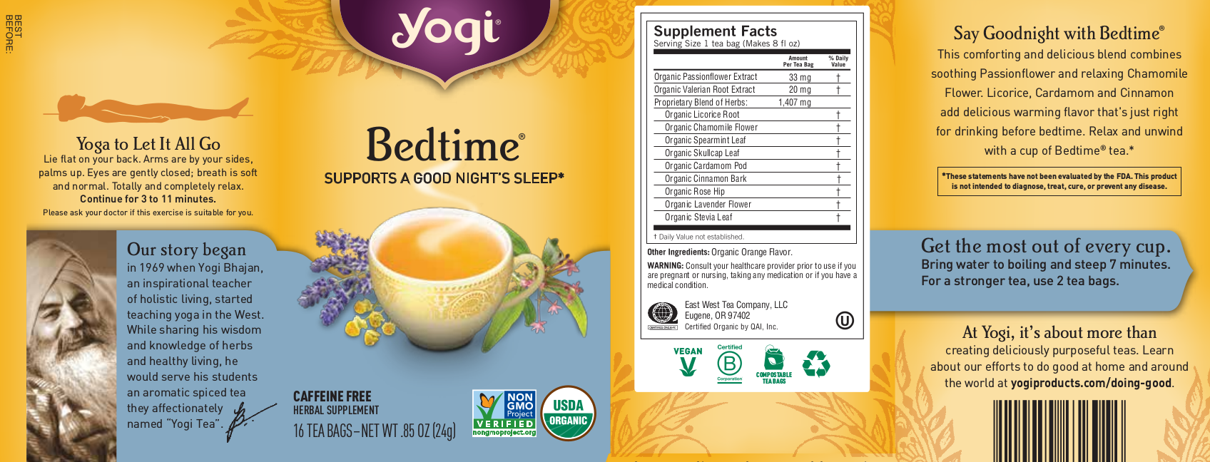 Yogi Teas Bedtime 16 bags