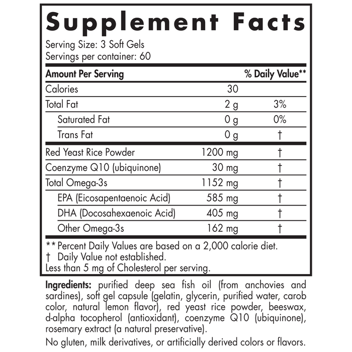 Nordic Naturals ProOmega LDL 1000 mg 180 gels