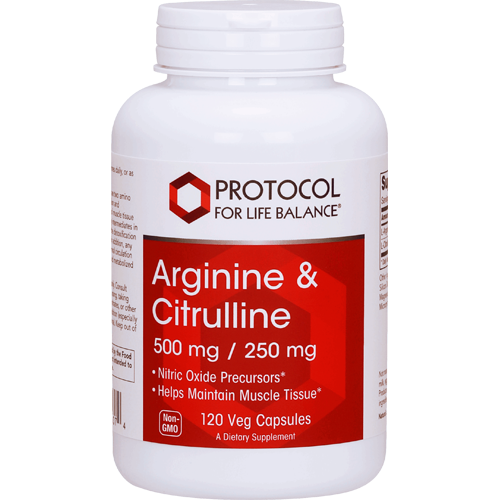 Protocol For Life Balance Arginine Citrulline 500/250 120 vegcaps