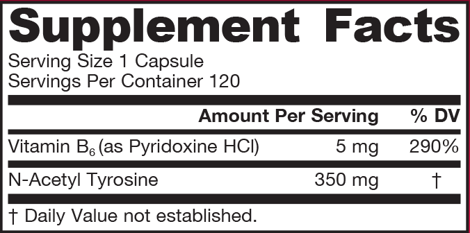 Jarrow Formulas N-Acetyl Tyrosine 350 mg 120 caps