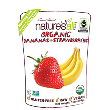 Nature's All Freeze Dry Banana/Strawberry 1.8 oz
