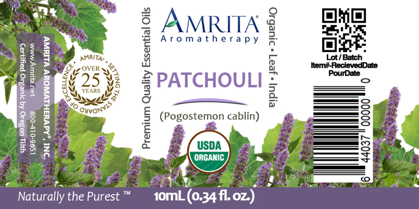 Amrita Aromatherapy Patchouli (Organic) 10 ml