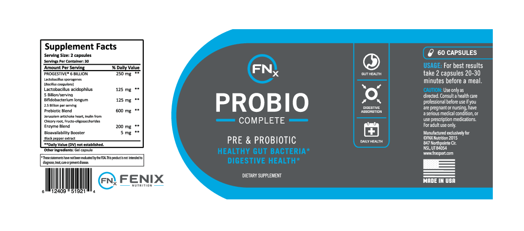 Fenix Nutrition ProBio Complete 60 caps