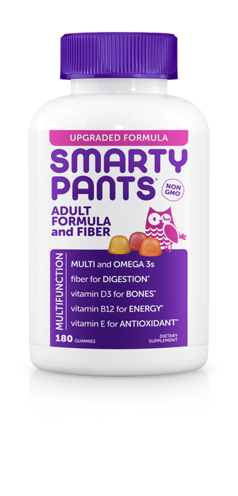 SmartyPants Vitamins Adult Formula and Fiber 180 gummies