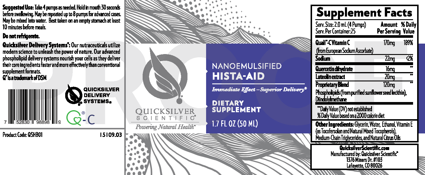 Quicksilver Scientific Hista-Aid 1.7 fl oz