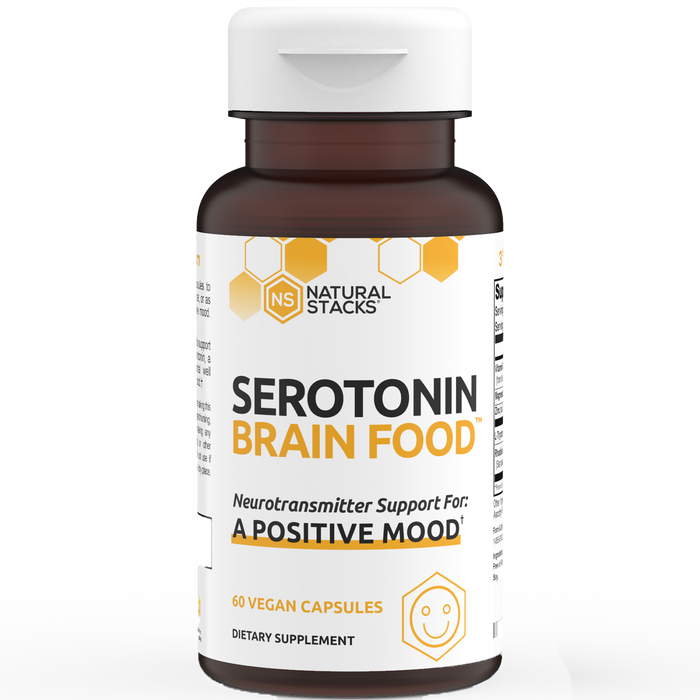 Natural Stacks Serotonin Brain Food 60 vegcaps