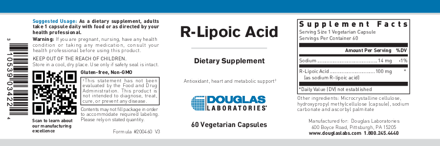 Douglas Laboratories® R-Lipoic Acid 60 caps