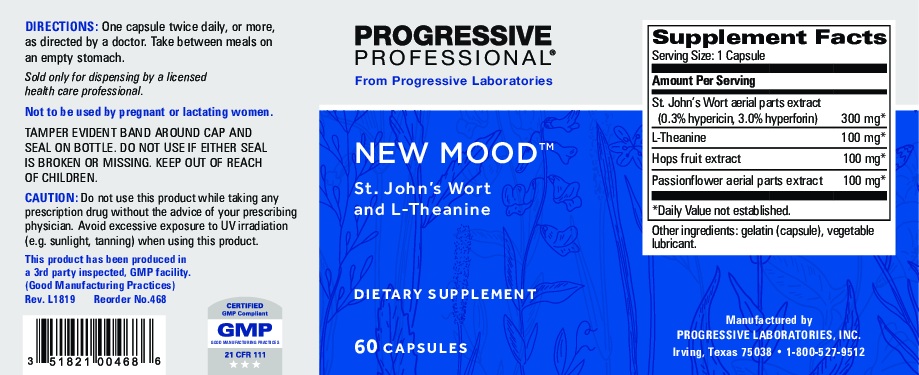 Progressive Labs New Mood  60 caps