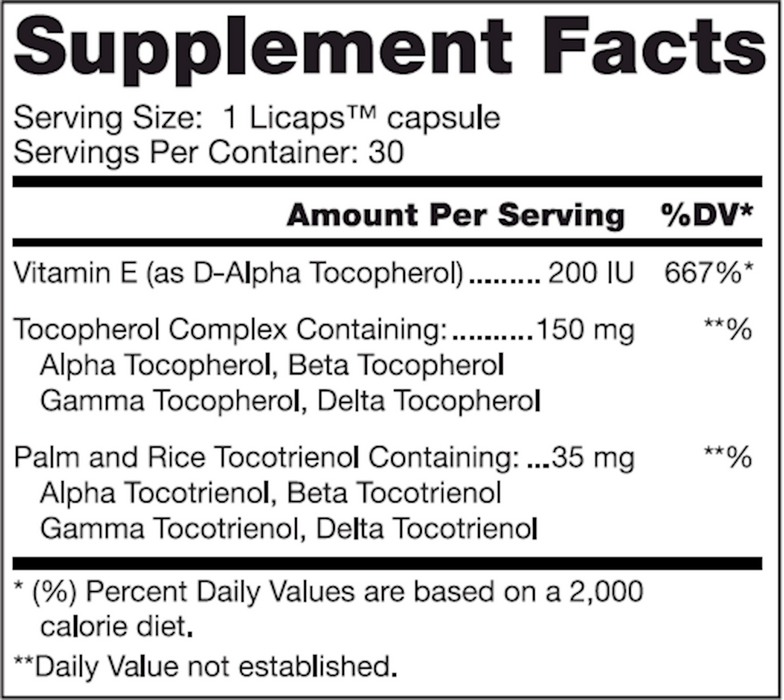 Dr. Mercola Vitamin E 30 Licaps