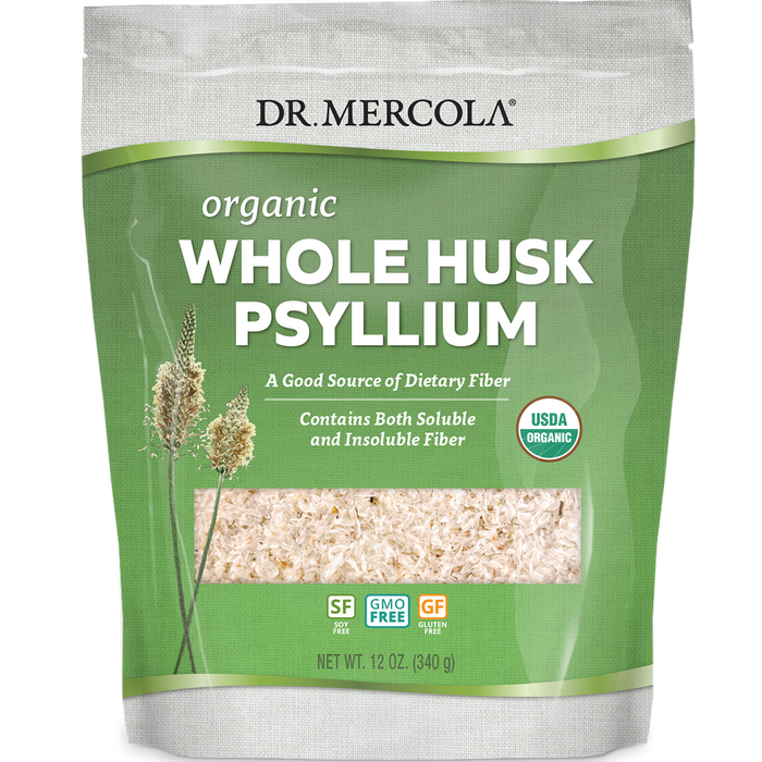 Dr. Mercola Whole Husk Psyllium 12 oz